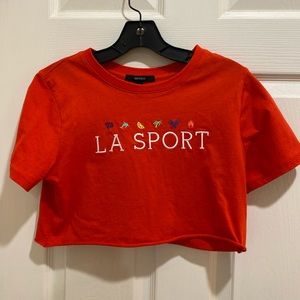 Forever 21 LA Sports Crop Top